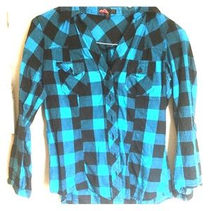 Forever 21 lightweight flannel button up